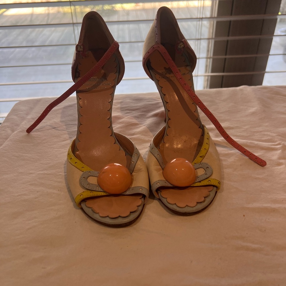 Vintage Multicolor Moschino Women's Heels
